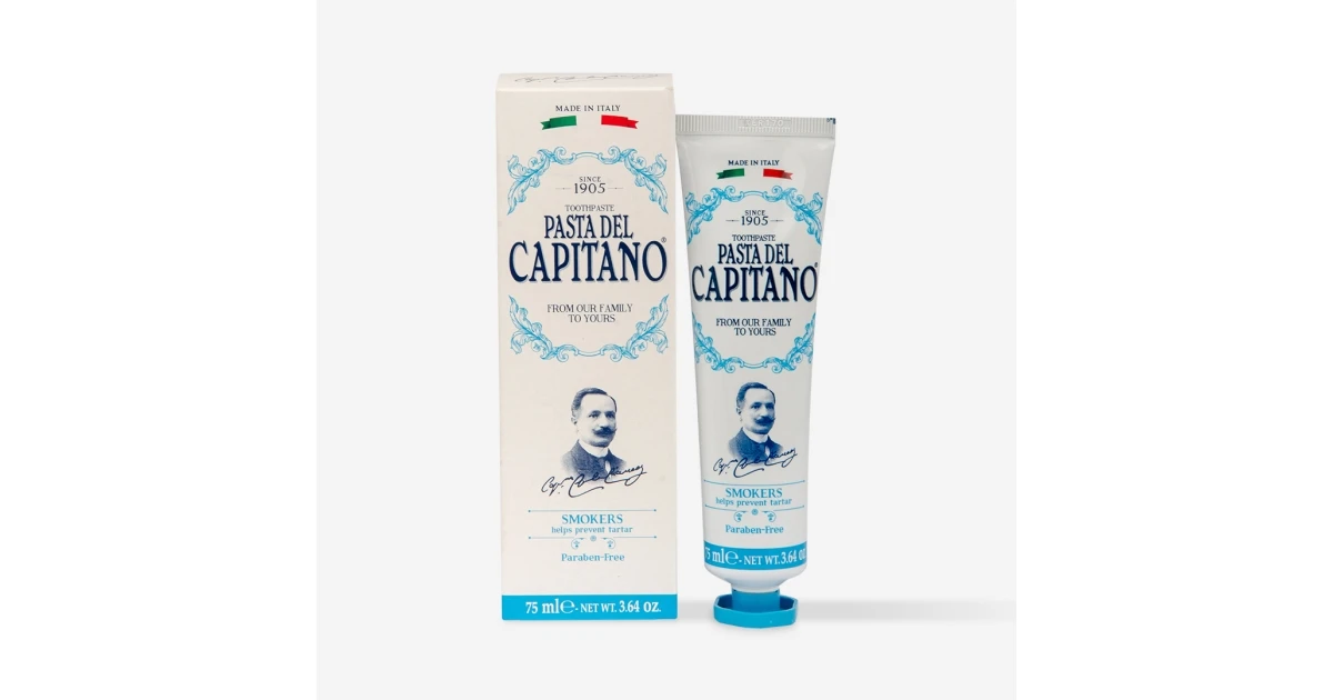معجون أسنان CAPITANO الإيطالي
