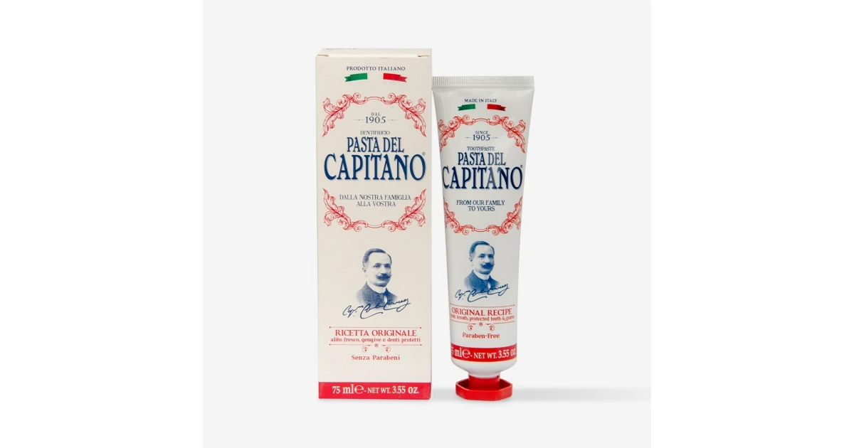 معجون أسنان CAPITANO الإيطالي